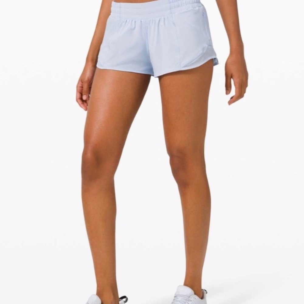 Lululemon Hotty Hot shorts Light Blue